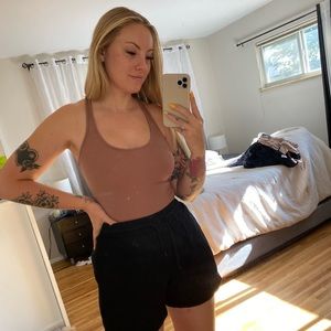 Naked Wardrobe Brown Bodysuit